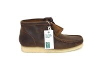 MENS SHOE WALLABEE BOOT CLARKS BEESWAX LEATHER SIZE 10.5M LACE UP CASUAL