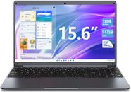 SGIN Laptop 15.6 Zoll FHD 16GB DDR4 512GB SSD Notebook Intel N-95 WiFi Win11