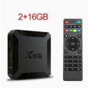 X96Q Smart TV Box Allwinner H313 Quad Core CPU Streaming Media Players 4K 2.4G W