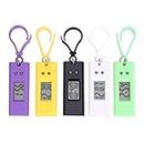 Hemobllo Keychain Pocket Watch - 5 Pack Digital Clip On Watch Prismatic Keychain Electronic Watches Backpack Small Pocket Watch Keyring for Kids Student Outdoor Sport Birthday Gift (Random Color)