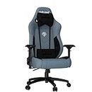 Anda Seat T-Compact Pro Gaming Chair - Premium Fabric Gaming Chair Blau, Ergonomic Office Desk Chairs with Neck, Lumbar Back Support Pillow Gaming Seat - Gaming Chairs for Adults and Teenagers