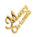 Anbau Women Jewelry Party Merry Christmas Letter Clothing Accessories Brooch Pins