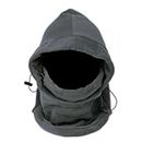 Nsstar Thermal Warm Fleece Full Face Mask Balaclava CS Mask Head and Neck Cover Warmer Windproof Hooded Scraf Hat for Winter Outdoor Sports Cycling Motorcycle Bike Ski Snowboard fishing Gray