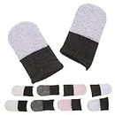 UKCOCO Practical 5 Pairs Gaming Non-slip Finger Cots Cotton Cell Phone Game Supplies Finger Sleeves