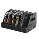 BSTTEK Foam Pistol Rack for Gun Safe | Gun Cabinet Accessories | Storage Organizer Revolver Firearm Handgun Rack Stand Display Holder Fits 6 of Pistols