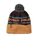 Patagonia Powder Town Berretto Beanie Hat, Park Stripe: Dried Mango, Taglia Unica Unisex-Adulto