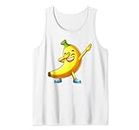バナナをたたく男性かわいいバナナの衣装面白いバナナ Tank Top