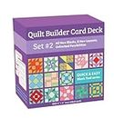 Quilt Builder Card Deck Set: 40 New Blocks, 8 New Layouts, Unlimited Possibilities (2)