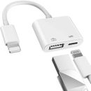 Apple Certified For Apple iphone 12 11 XR 8 7 SE2 ipad to USB Camera Adapter OTG