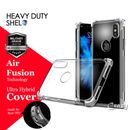 For Apple iPhone X XS XR SE 5S 6S 7 8 Plus Tough Gel Clear Heavy Duty Case Cover
