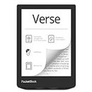 Pocketbook Verse E-Readers | Eye-Friendly 6'' E-Ink Carta™ HD Touchscreen | Adjustable SMARTlight | Up to 1 Month of Battery Life | WiFi & Memory Card Slot | E-Book Reader in Misty Grey