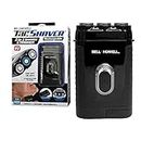 TACSHAVER by Bell+Howell Moustache and Beard Rotary Shaver with pop-up Trimmer for sharper moustache and sideburn edges Seen On TV (Deluxe-Rechargeable)