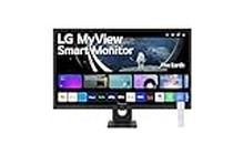 LG 31.5" Full HD IPS Smart Monitor with webOS, Black