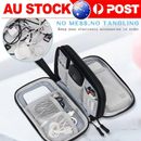 Travel Electronic Accessories Cable Organizer Bag Case USB Charger Storage Pouch