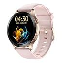 TROGN Reloj Inteligente Hombre Mujer Llamada Bluetooth 1.45" Smartwatch, Monitor de Sueño, Pulsera Actividad 100+ Modos Deportivos Podómetro Impermeable IP68 Reloj Digital,Pink