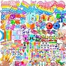 1200+Party Favors for Kids Fidget Toys Pack Bulk Prize Box Easter Basket Stuffers Fillers Goodie Bag Stuffers Carnival Prizes Classroom Rewards Pinata Fillers for Kids