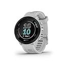 Garmin Forerunner 55 Easy to Use Lightweigh GPS Running Smartwatch, Running and Training Guidance, Safety and Tracking Features included, White