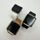 LOT OF 3 Fitbit Blaze Smart Fitness Watches W/Bands NOT WORKING & FOR PARTS ONLY