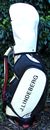 6 Division J. Lindeberg White & Black Golf Cart Carry Golf Clubs Bag