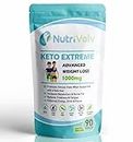 Keto Extreme Fat Burner Keto Diet, Weight Loss, Boost Energy Level & Metabolism - 90 Capsules