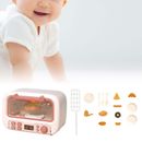 Toy Microwave, Realistic Toy Kitchen Appliances And Food Accessories with Lights
