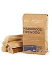 Ecoblaze Kiln Dried Firewood 20L – Hardwood Log bags for Wood Burners - Ready to Burn - Pizza Oven Wood - Perfect for Fire Pits, Log burners, Chiminea's, Fireplaces and Campfires - Dried Under 20%
