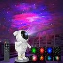 NinTaBro Star Projector, Astronaut Space Warrior Galaxy Night Light, Starry Nebula Ceiling Projection Lamp with Timer, Remote Control，Bedroom Decor Aesthetics