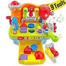 Toys for 1+ Year Old Baby Toys 12-18 Months Development, 9 in 1 Multifunction Music Light Workbench, Toys for 1 Year Old Boy Gifts Toys Baby Boy Girl Toys Toddler Toys 1-2 Year Old Boy Gifts