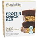 WonderSlim Protein Snack Bar, Peanut Butter Crunch, 10g Protein, Gluten Free (7ct)