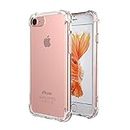 Solimo TPU Soft and Flexible Shockproof with Cushioned Edges Back Cover for Apple iPhone 6S Plus (Transparent)