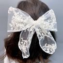 Women's Lace Big Bow Hairpin Girls Cute Large Knot Hair Clip Hair Accessories