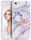 Marble iPhone 8 Case,Imikoko™ Pretty Silicone Phone Case for Apple iPhone 7/iPhone 8,Modern Concise Marble Design Ultra Thin Clear Bumper Anti-Scratch & Shock Glossy Soft TPU Rubber Gel Phone Case