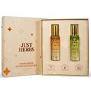 Just Herbs EDP Perfume Larga Duración Lujo Aroma Unisex Juego de Regalo 2 x 0.33 Fl. oz