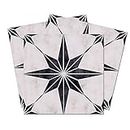Starry Tile Stickers - Fireplace - Waterproof & Removable - Peel and Stick - Backsplash vinyle Tile Stickers 6X6"/PC 16PC/Pack