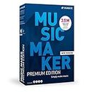 MAGIX Music Maker Premium Edition (2021) Audio Software | Music Program | for Windows 8/10 PC | 1 DVD-Rom in Standard Packaging