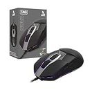 TAG Gamerz Nova USB Gaming Mouse with Upto 7200Dpi Sensor and 12 Colors Rainbow Led Effects, Comes with 3 Million Key Strokes Life and 7 Keys, for Laptops/PC