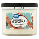 Mandarin & Teakwood Aromatherapy Candles Scented, 14 oz