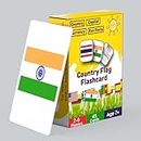 45 Flags Flash Cards for Smart Kids Learning | Country, Capital, Currency and Interesting Facts | Perfect for Homeschooling, Activity and Learning for 6+ Years Children | for Kids and Adults