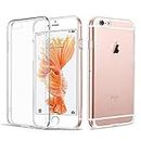 Helix Hard Unbreakable Glass TPU Crystal Clear Transparent Back Cover Case for Apple iPhone 6 - Hard Transparent