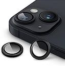 GadgetBite Camera Lens Protector for iPhone 14 6.1"& iPhone 14 Plus 6.7", Tempered Glass Camera Lens Protector Tempered Glass Lens Ring Cover Fit for iPhone 14/iPhone 14 Plus(Black)