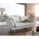 DELIFE Sofa Mena Flachgewebe Mint 180x90 cm 2-Sitzer, Sale