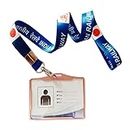 US CREATIONS iCards; Indian Railway Lanyards/Ribbons for ID Card with Free Card Holder (Refer Image) for Official Use