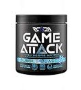 Game Attack 300g Gaming-Booster Bubble Blast Geschmack - Gamer Energy-Pulver für maximale Performance - Gamebooster Supplement -Energie-Drink für Spieler