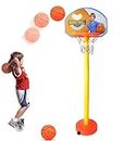 Amisha Gift Gallery Big Basketball Set for Kids with Adjustable Stand, Basketball Hoop for Kids, Kids Sports Basketball Toys, Indoor and Outdoor Games for Boys & Kids