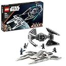 LEGO® Star Wars™ Mandalorian Fang Fighter vs. TIE Interceptor™ 75348 Building Toy Set, Buildable Playset with 3 LEGO Characters Including The Mandalorian