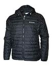 Columbia Men's White Out II Insulated Omni Heat Bomber Hooded Jacket (M, Black)