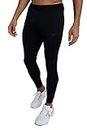 TCA Rapid Tracksuit Bottoms Men Gym Running Joggers for Men Jogging Bottoms with Zip Pockets - Black Stealth, S