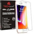 TECHGEAR GLASS Edition Compatible with iPhone 8, iPhone 7 4.7", Tempered Glass Screen Protector Cover [2.5D Round Edge] [9H Hardness] [Crystal Clarity] [Scratch-Resistant] [No-Bubble]