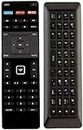 ezControl Universal Vizio Smart TV Remote Compatible with All VIZIO LCD LED SmartCast TVs with Backlit QWERTY Keyboard XUMO Netflix iHeart Radio XRT510 XRT140 XRT136 XRT500 XRT300 XRT110 XRT122