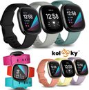 For Fitbit Versa 4 Strap 3 Sense 2 Replacement Band Watch Silicone Large Small